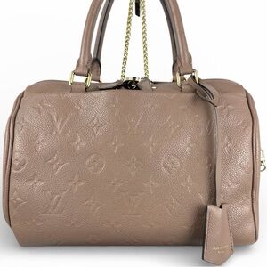 Speedy 25 Monogram Empreinte leather 2-Way Bag Unbranded Chain